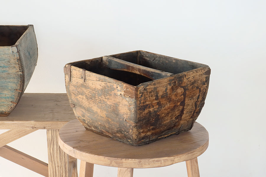 Small Rice Container with Flat Handles