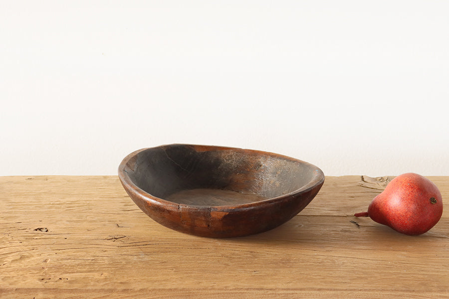 Antique Indian Wooden Bowl - Assorted