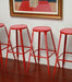 Fire Engine Red Barstool 8