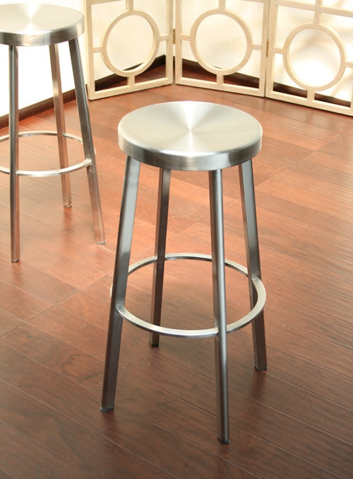 Silver Industry Bar Stool 2