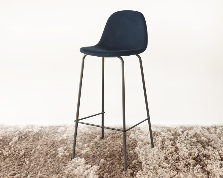 Azul Velvet Bar Stool
