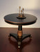 Black Lacquer and Gold Gilt Center Hall Table 2 7