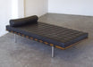Black Leather Barcelona Style Daybed 9