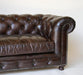 Brown Leather Chesterfield Sofa CU 9
