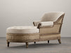 Deconstructed French Victorian Right Arm Chaise in Sand Belgian Linen 2 1