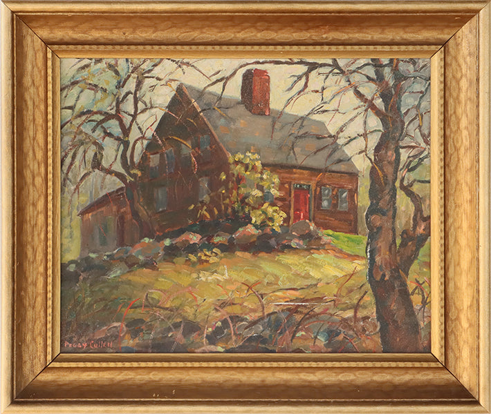 Antique American Impressionist Landscape - Cleared 26W x 22H - Cleared