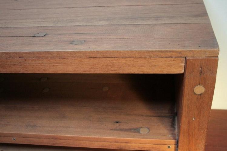Natural Rough Hewn Plasma TV Console 8