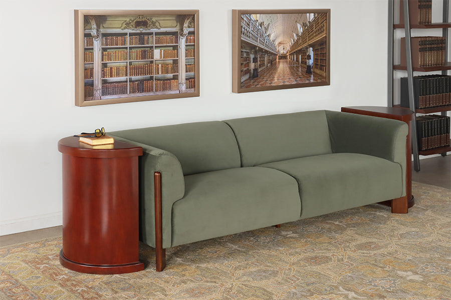 Half Oval Accent Table