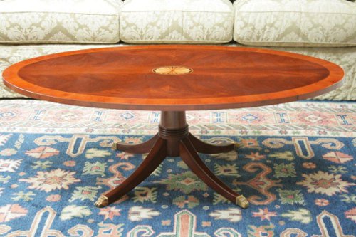 Copley Square Oval Coffee Table 10