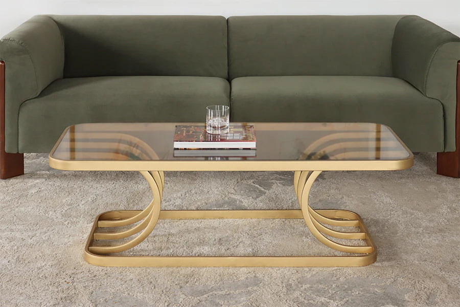 Retro Brass Coffee Table