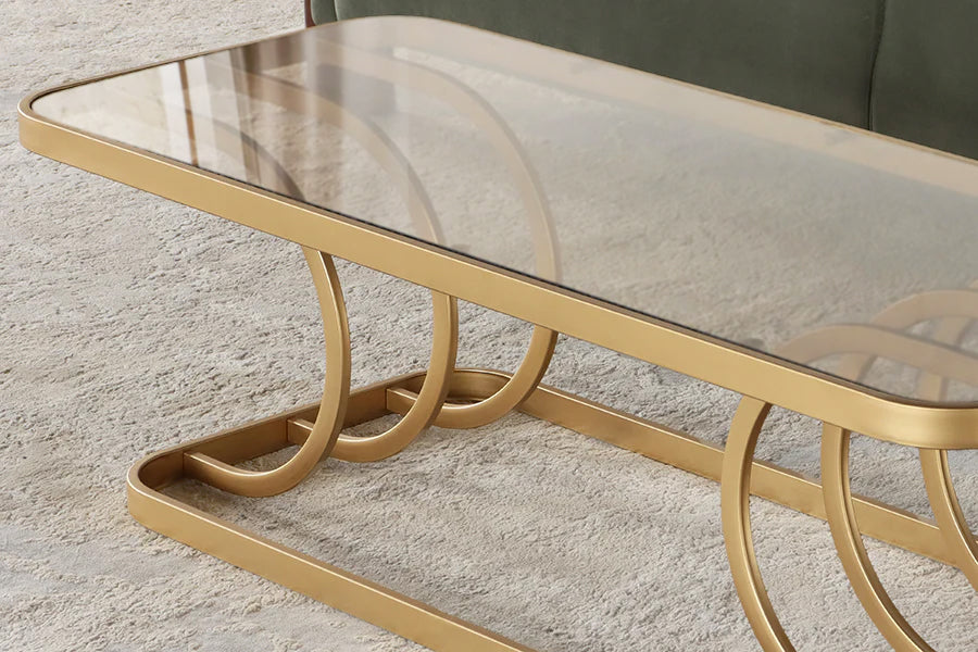 Retro Brass Coffee Table