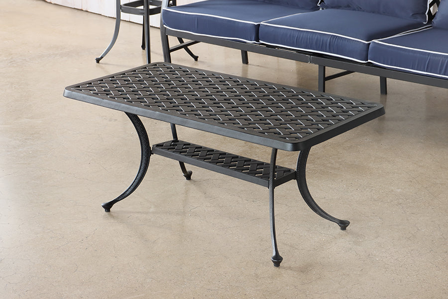 Black Outdoor Coffee Table