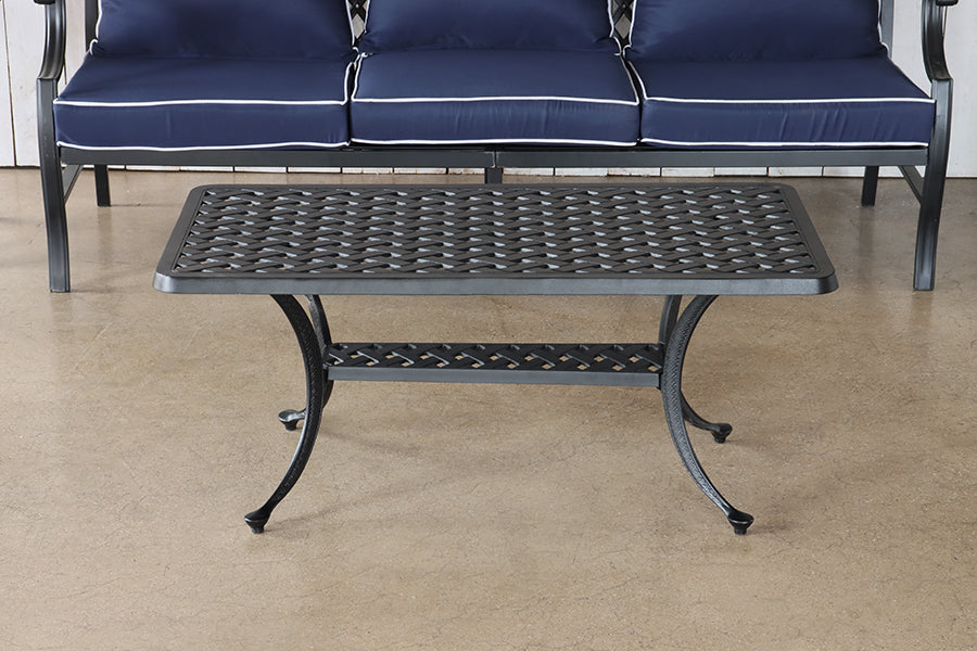 Black Outdoor Coffee Table