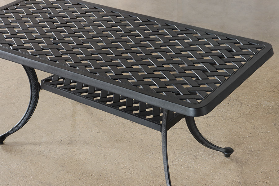 Black Outdoor Coffee Table