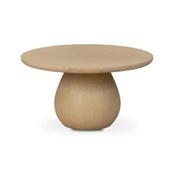 Natural Washed Ash Round Coffee Table