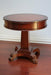 Cherry and Walnut Burl Drum End Table 7