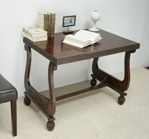 Carved Walnut Writing Table 7