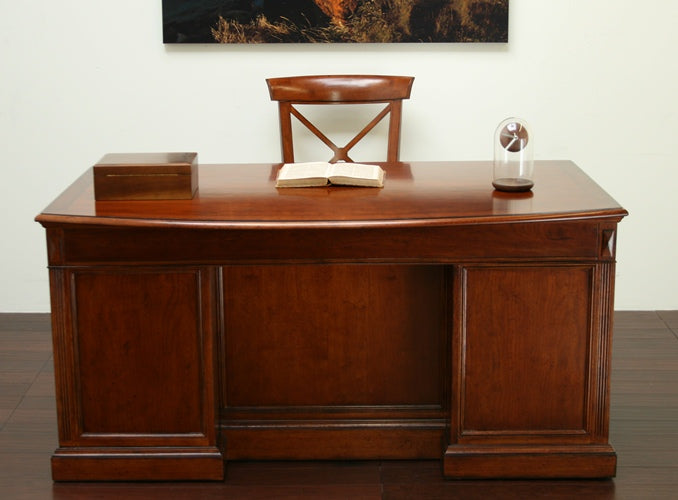 European Legacy Executive Desk in Macadamia 2 1