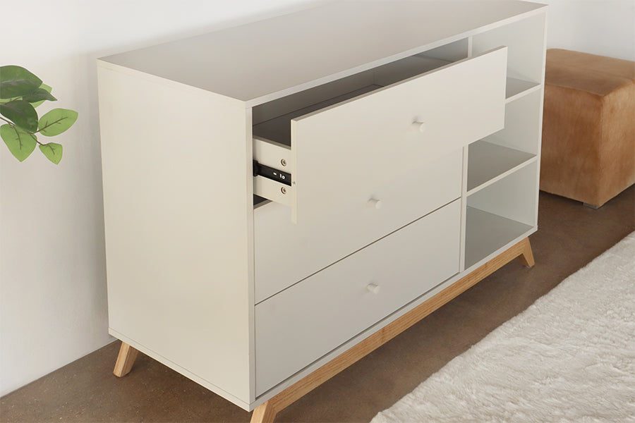 White 3-Drawer Nursery Dresser