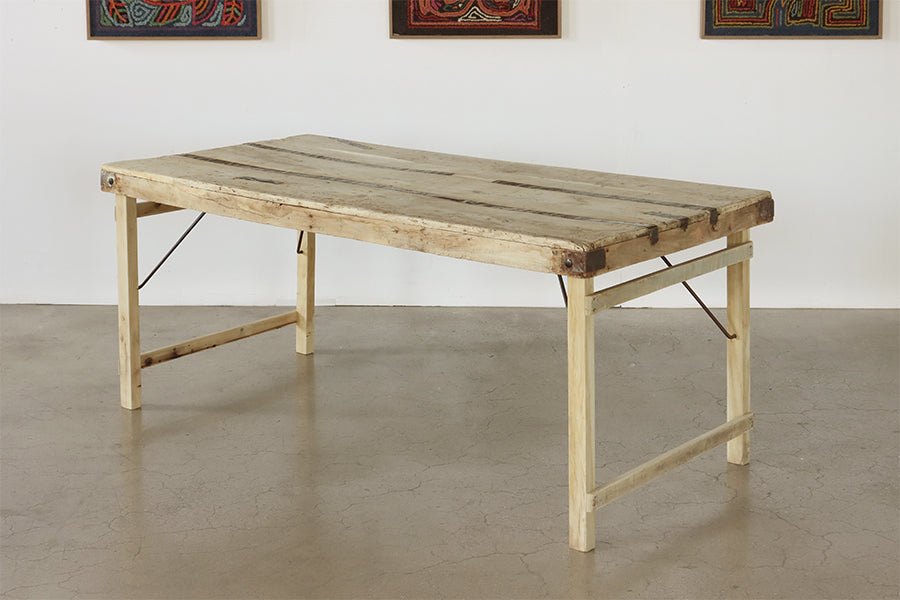 Long Antique Indian Wedding Table