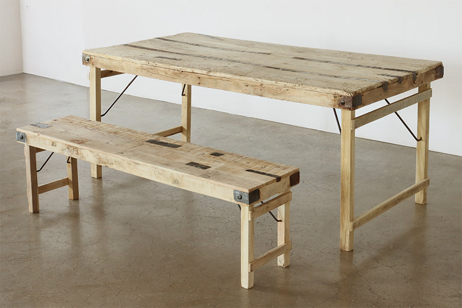 Long Antique Indian Wedding Table