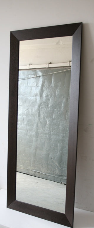 Dark Wood Leaning Floor Mirror 7