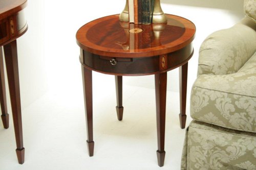 Copley Square Oval Lamp Table 10