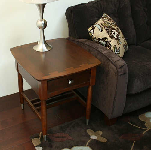 Danish Style Drawer End Table 1