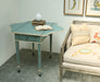 Blue Drop Leaf End Table 2 1