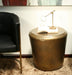 Brass Drum End Table 2