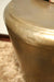 Brass Drum End Table detail 2