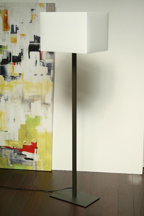 Raw Iron Finish Floor Lamp 1