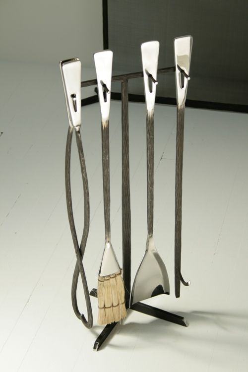 Forged Steel Fireplace Tool Set 9