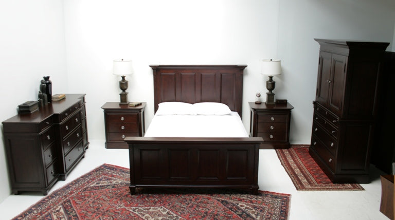 Gramercy Park Bedroom Set with TV Cabinet and Breakfront Dresser Shown 1 9
