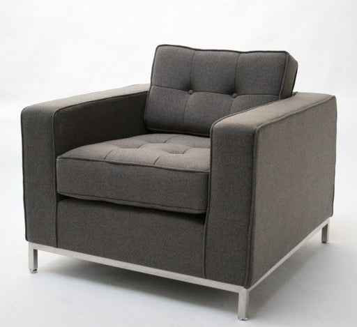 Grey Florence Knoll Style Club Chair 8