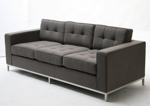 Grey Florence Knoll Style Sofa 8