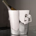 Octagonal Ice Bucket with Handles 8