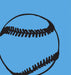 Blue Baseball 15W x 15H 7
