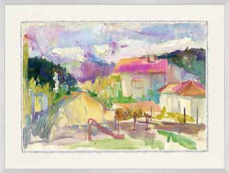  Painterly View I 42W x 32H 7
