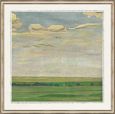  Crackled Distant Land II 32W x 32H 7