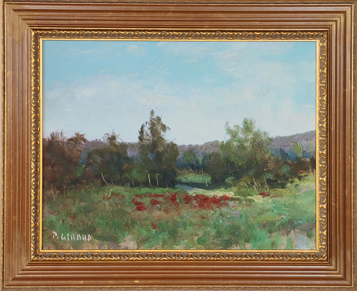 Field of Red Poppies 2  32W x 26H