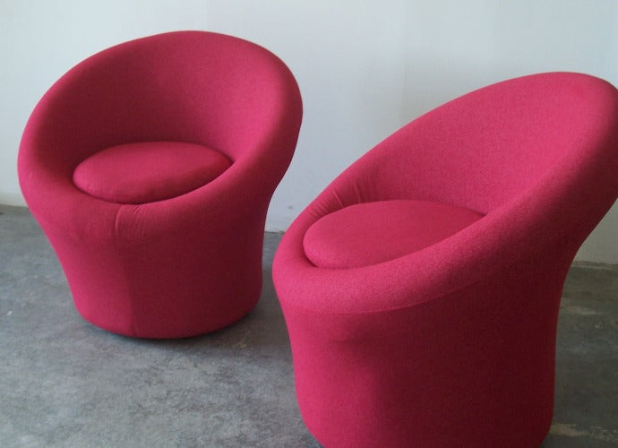 Lounge Chair Red Mushroom Pierre Paulin Style2 7