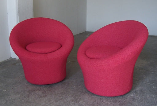 Lounge Chair Red Mushroom Pierre Paulin Style 7