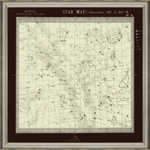 Star Map 4 22 5 x 22 5 1