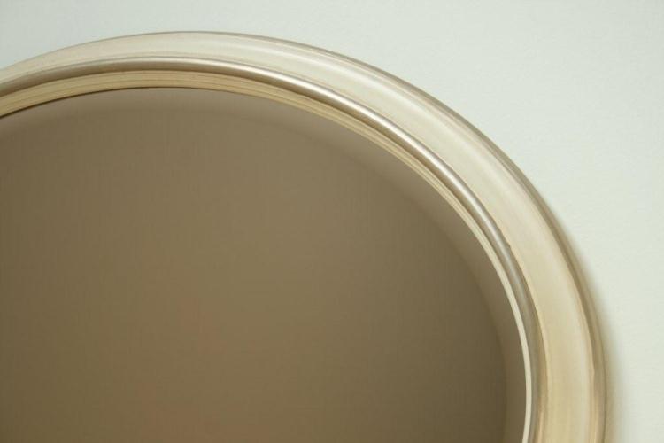 Rose Tinted Oval Mirror 2 1