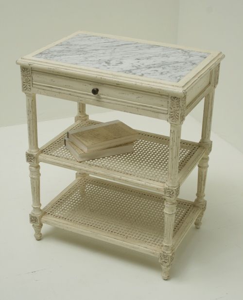 Antiqued New Orleans Nightstand 9