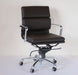 Espresso Leatherette Desk Chair 9
