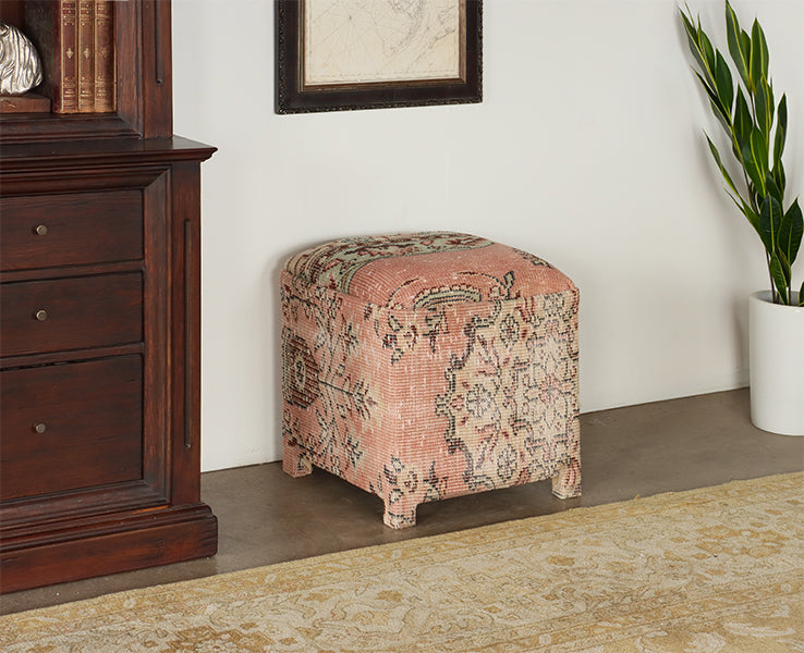 Antique Turkish Rug Ottoman