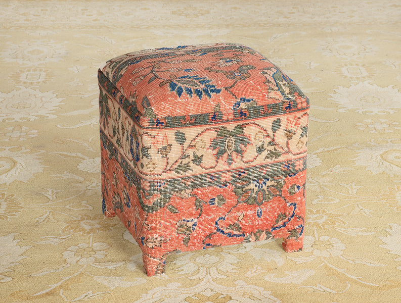 Antique Turkish Rug Ottoman