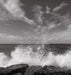 Waves Crashing into Rocks 24W x 24H 7